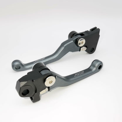 Generic Pivot Brake Clutch Levers Yamaha YZ65-450F Motorcycle Blue