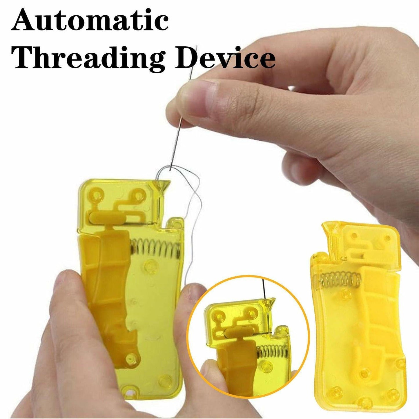 YONNAXO Automatic Needle Threader Tool for Hand Sewing 4PCS