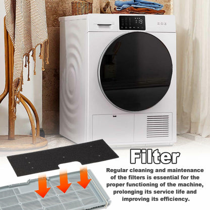 Wshxjzyay 2 Pack WH01x35719 Lint Filter Washer Dryer Combo Black