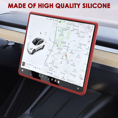 TSTESE Screen Edge Protector Trim Tesla Model 3 Highland Model Y 2020-2025 Red