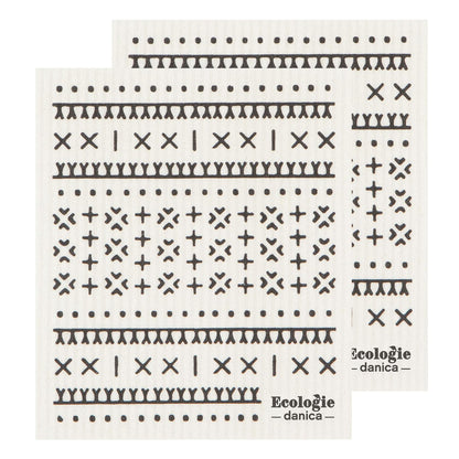 Ecologie Swedish Sponge Reusable Dishcloth, Onyx 2 Count