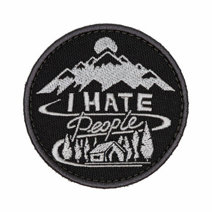 Funny Tactical Morale Patch "I Hate People" for Jackets, Bags, Gear