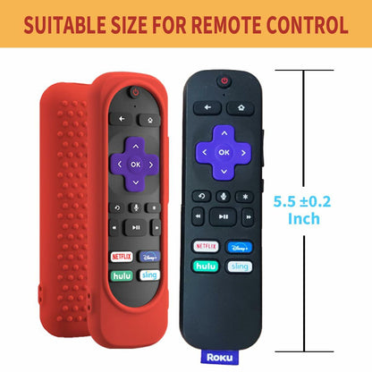 Silicone Remote Cover for Roku TV Remote Shockproof Washable with Lanyard Mint