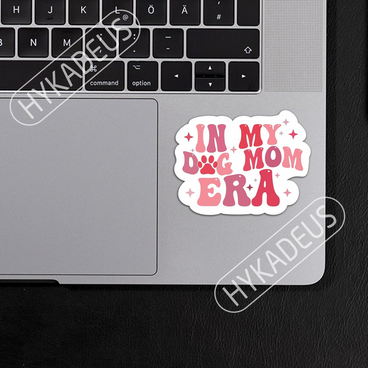 3pcs “In My Dog Mom Era” Waterproof Vinyl Stickers Paw Decals 3"x2.3"