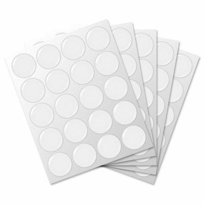 IGOGO 1” Epoxy Stickers Craft Bottle Caps Hair Bows Scrapbook 100PCS Glitter