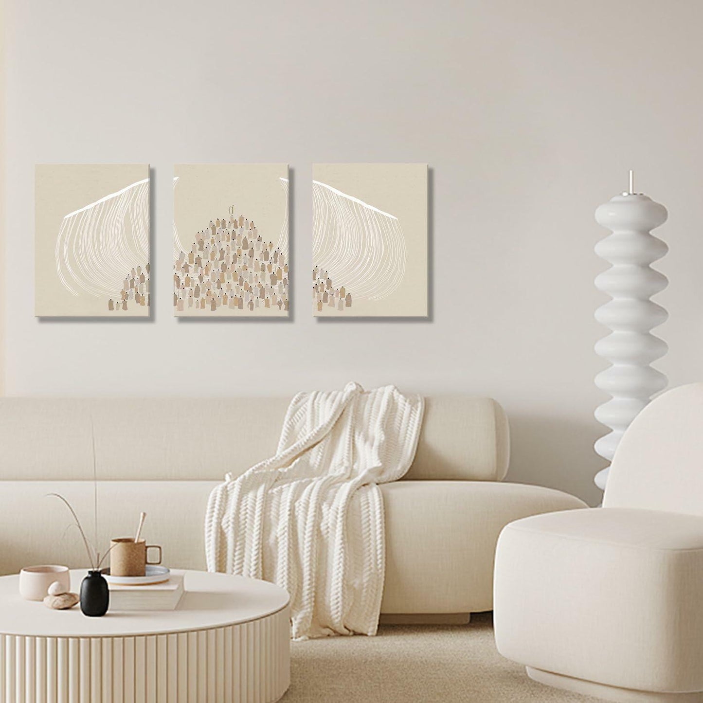 Jesus Christian Wall Art Set of 3 Canvas Prints Framed 12x16