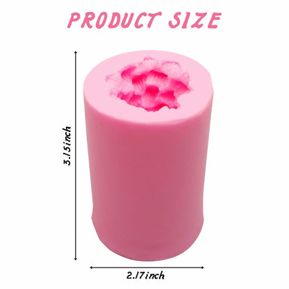 Caregene Christmas Tree Candle Silicone Mold Pine Tree Shape for Candle Making