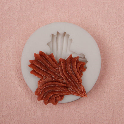 Heart Shaped Silicone Chocolate Mold Rose Flower Fondant Cake Decor 2pc