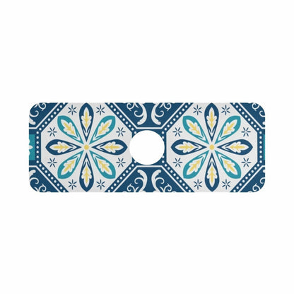 Kitchen Sink Splash Guard 14.7" Faucet Mat Water Absorbent Foldable Washable