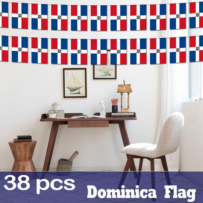 Netherlands String Flag Banner 38 Mini Dutch Flags 42ft Party Decor