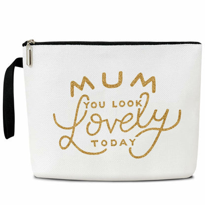 ZSHFMY Mom Makeup Bag Mama Cosmetic Pouch Travel Organizer Gift for Women -023