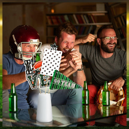 Weekgrat 30 PC Football Party Decorations Table Centerpiece 4x6 Photo Holders