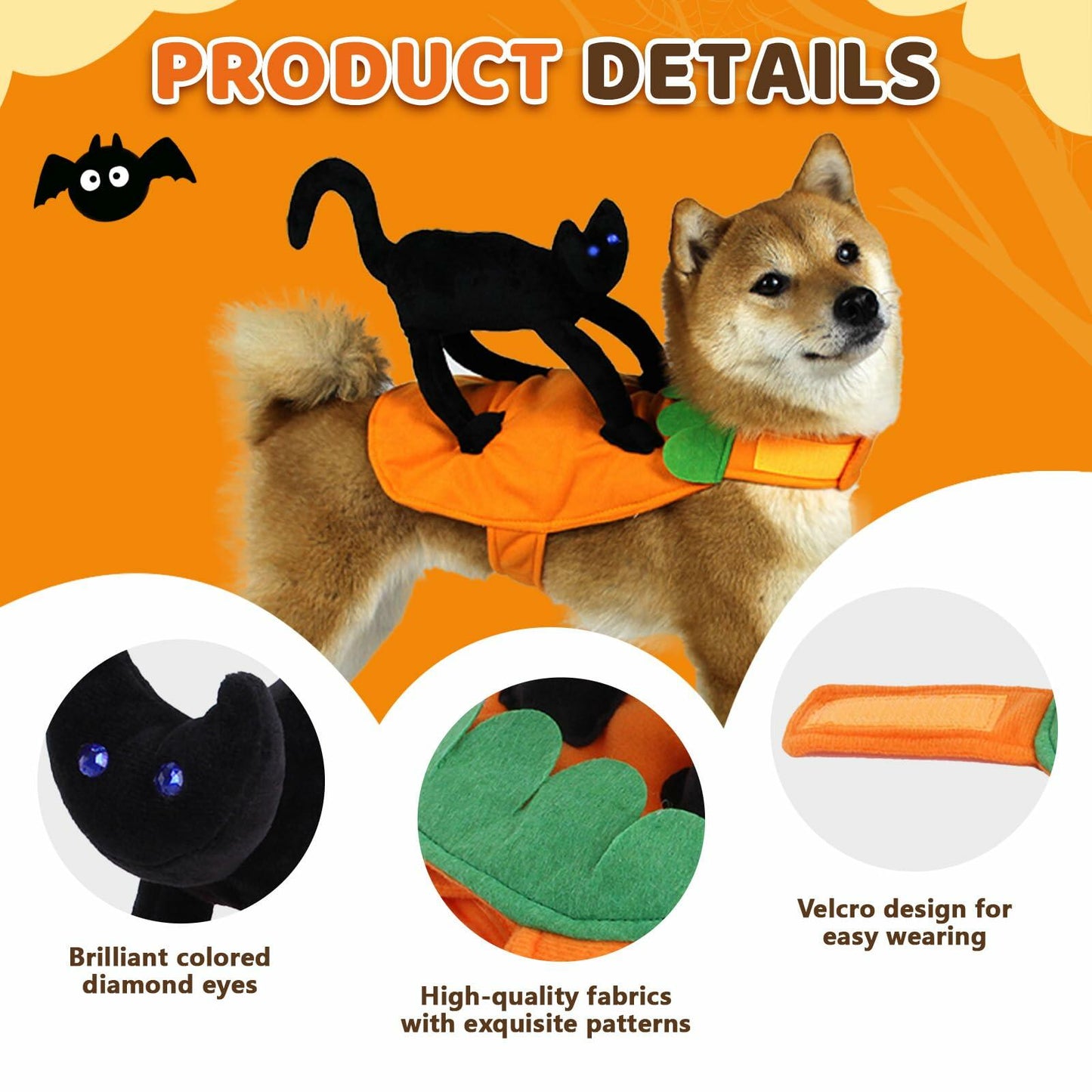 stepsin Dog Saddle Halloween Cat Knight Cosplay Costume Polyester Size S