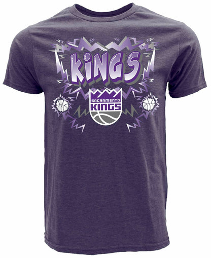 Sacramento Kings NBA Officially Licensed Heathered Team Color T-Shirt Size XXL