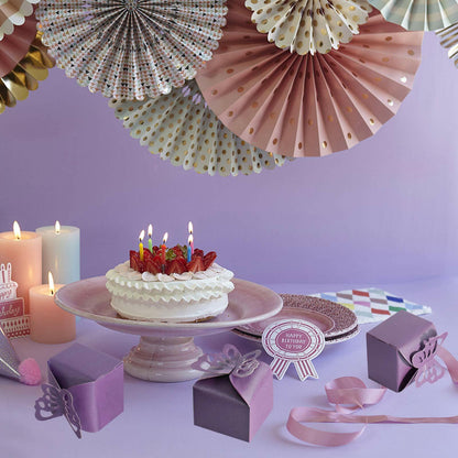 Kslong 50pcs Purple Butterfly Favor Boxes Small Gift Party Decoration