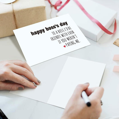 Ogeby Funny Boss’s Day Card for Men & Women | Cute Appreciation Gift