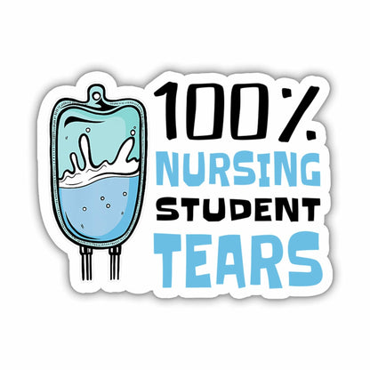 3Pcs Nursing Student Stickers Nurse Medical Vinyl Waterproof Decals 2in