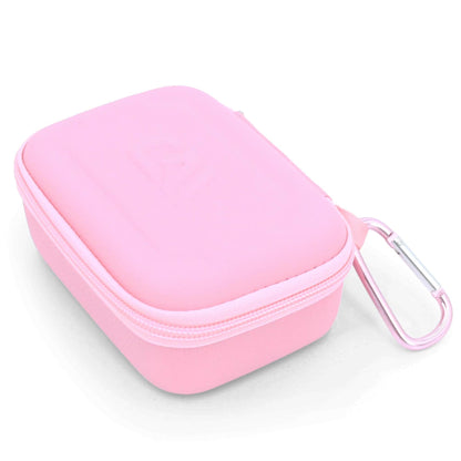 CASEMATIX Travel Case for Zoleo Satellite Communicator Hard Shell Pink