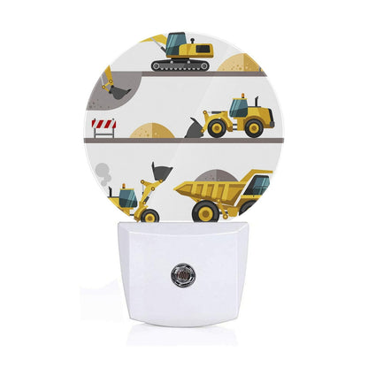 Axayaz Construction Truck Plug In Night Light LED Excavator Loader Lamp
