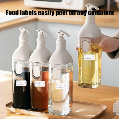 HSDCO Food Container Labels 2x1 Removable Freezer Stickers Blue 500pcs