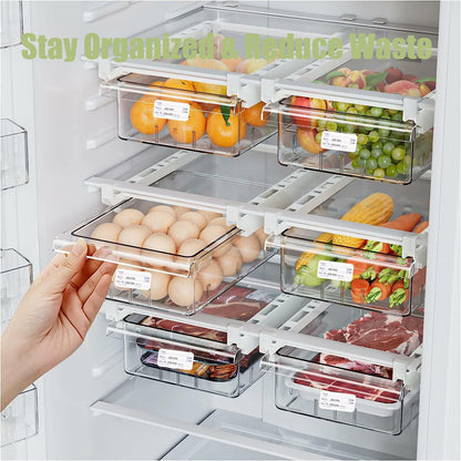 HSDCO Food Container Labels 2x1 Removable Freezer Stickers Blue 500pcs