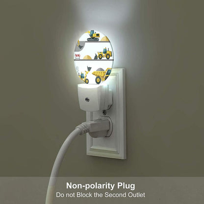 Axayaz Construction Truck Plug In Night Light LED Excavator Loader Lamp