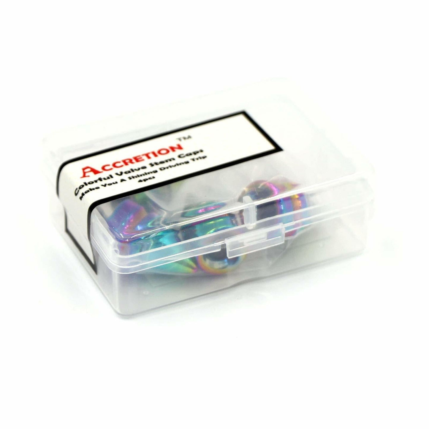 ACCRETION Aluminium Impale Spike Valve Stem Caps Colorful 4 Pack
