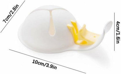 WsjiaboFux White Egg Yolk Separator Plastic Strainer for Baking 1 Count