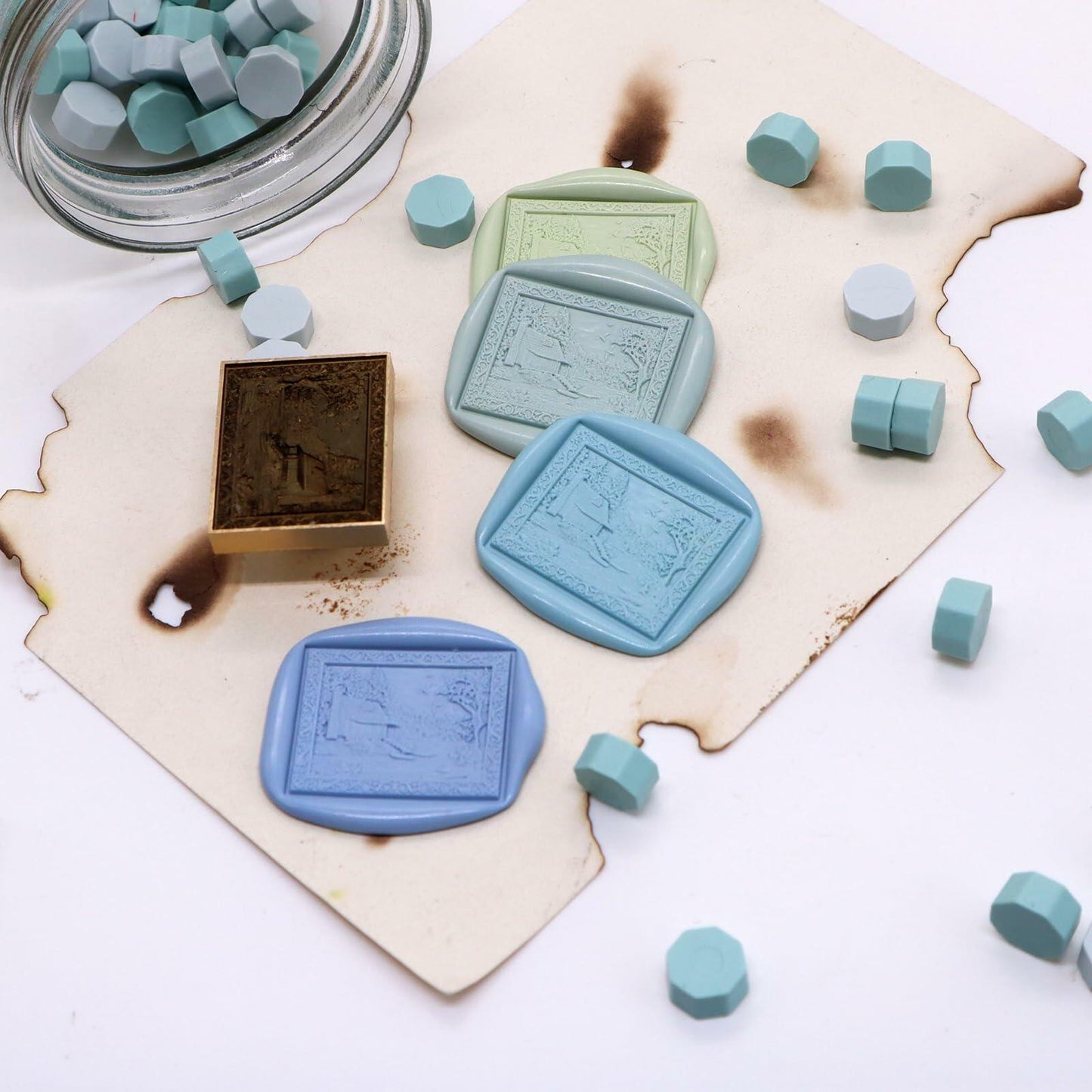 maotouying Wax Seal Stamp Laser Engraved for Envelopes Invitations Gift