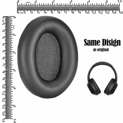 Replacement Earpads for Sony WH-1000XM4 Added Thickness Noise Isolation