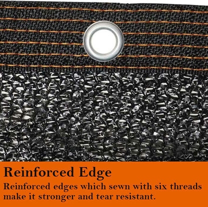 YLFFFZZZ 40% Shade Cloth 20x20FT Sun Mesh with Grommets UV Resistant