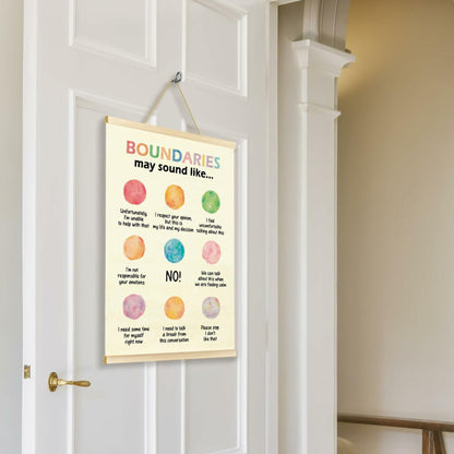 TAEDIN Mental Health Wall Art Poster Hanger Frame School Psychologist