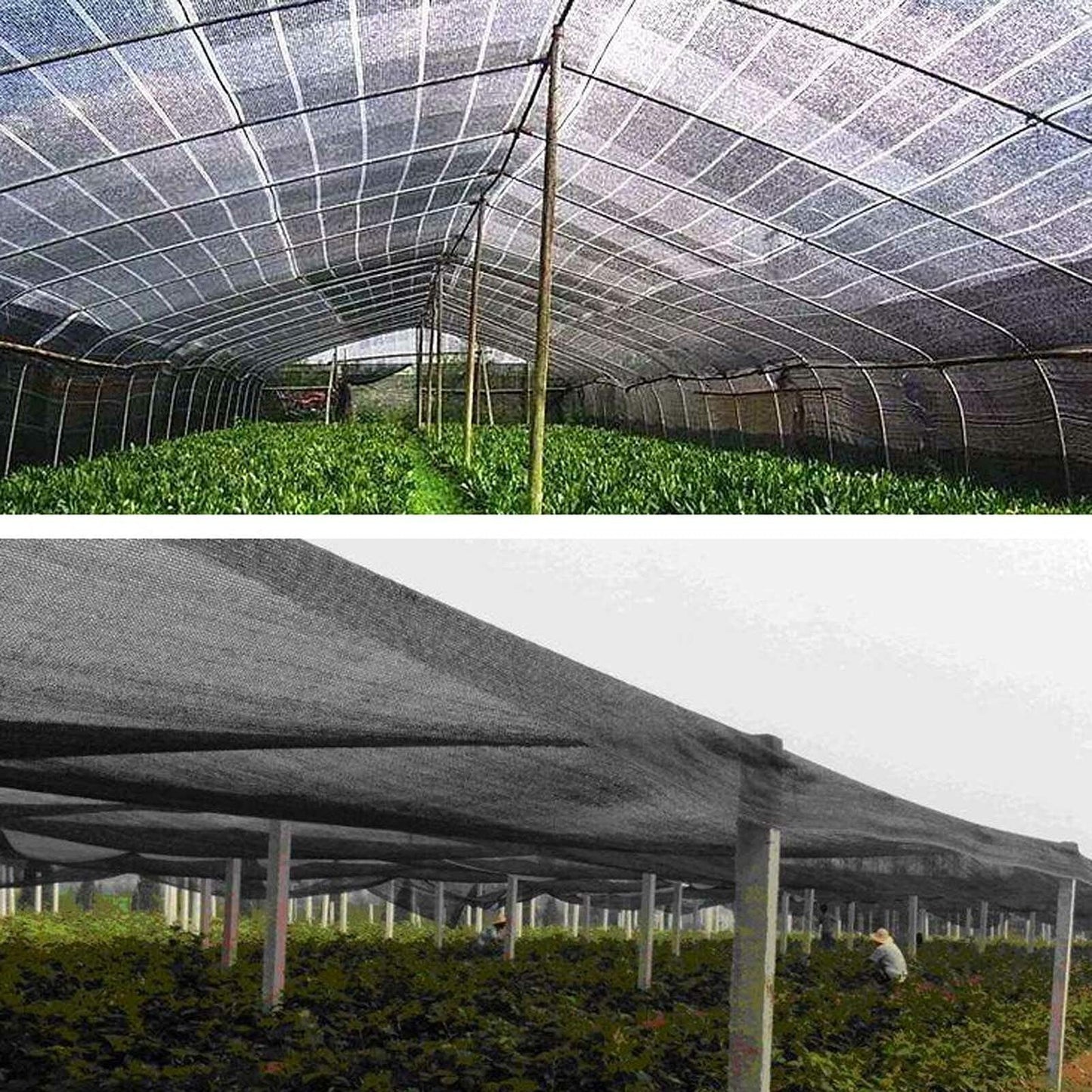 YLFFFZZZ 40% Shade Cloth 20x20FT Sun Mesh with Grommets UV Resistant