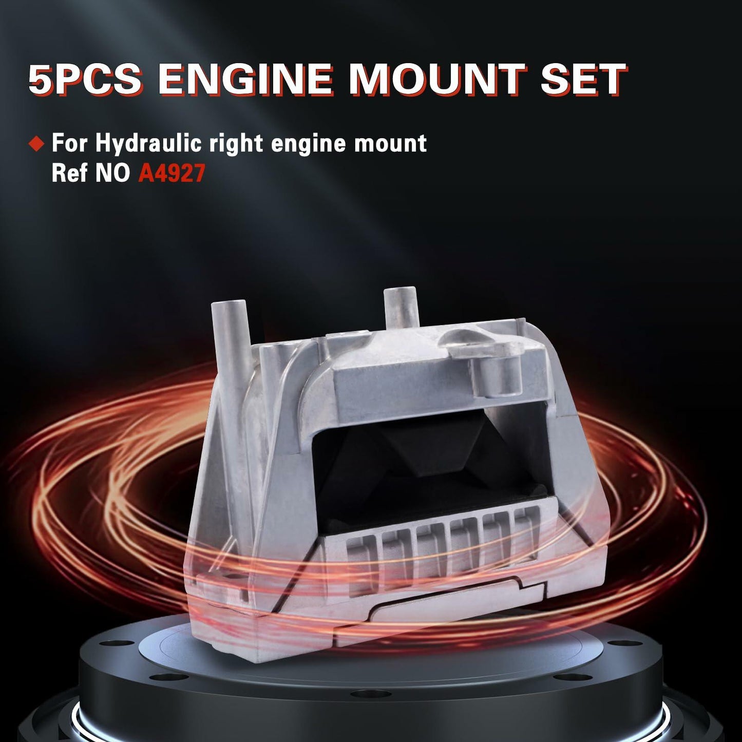 QRYIPPDM Engine Motor Mount Set for Ford Focus 2.0L Auto 2000-2004