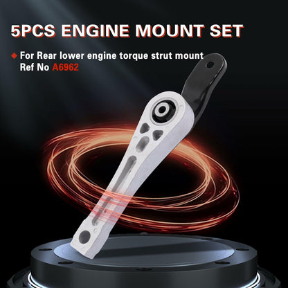 QRYIPPDM Engine Motor Mount Set for Ford Focus 2.0L Auto 2000-2004