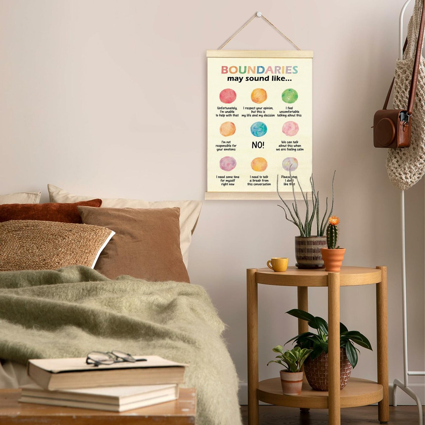 TAEDIN Mental Health Wall Art Poster Hanger Frame School Psychologist