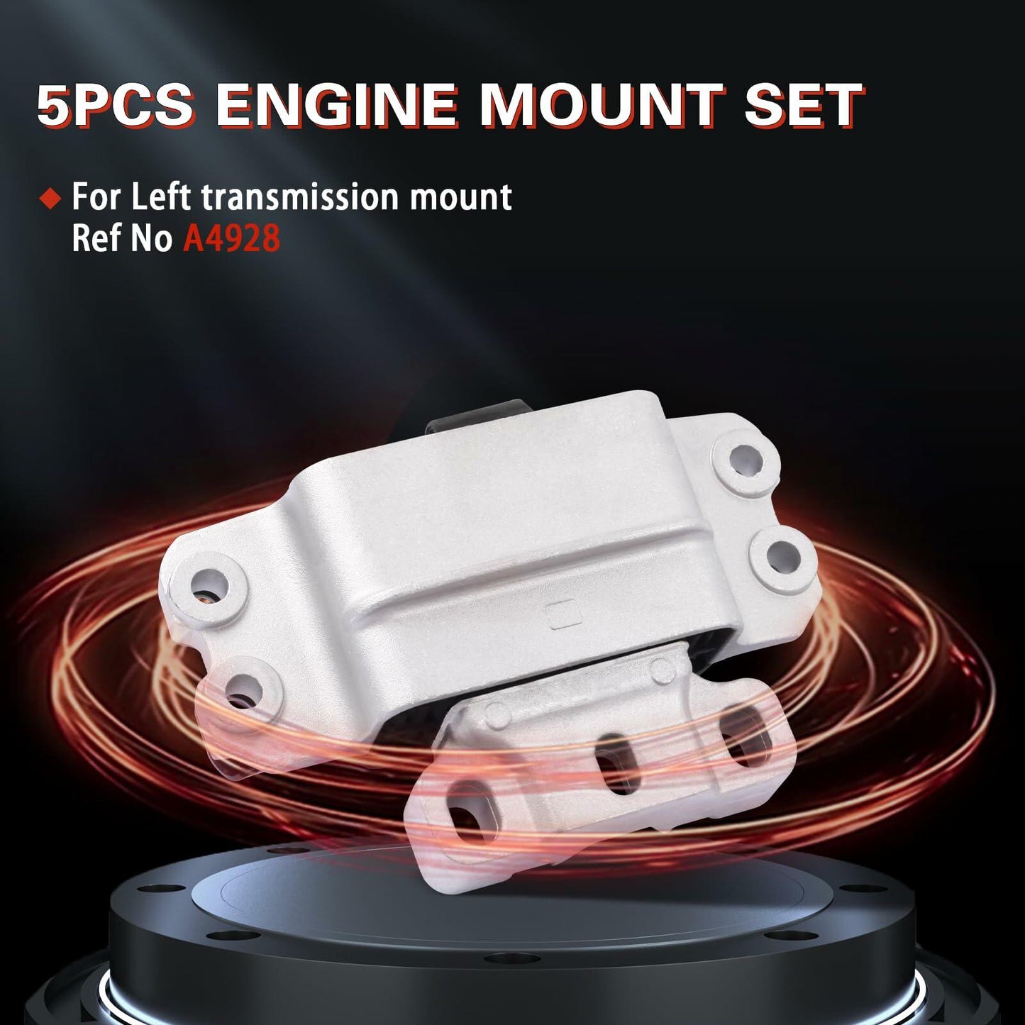 QRYIPPDM Engine Motor Mount Set for Ford Focus 2.0L Auto 2000-2004