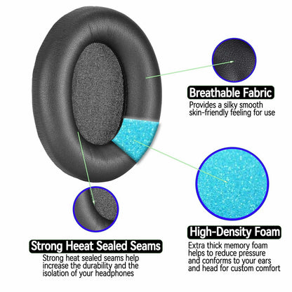 Replacement Earpads for Sony WH-1000XM4 Added Thickness Noise Isolation