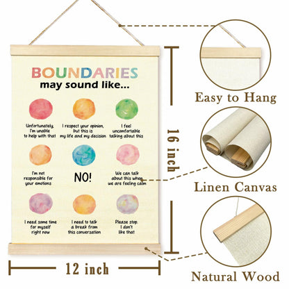 TAEDIN Mental Health Wall Art Poster Hanger Frame School Psychologist