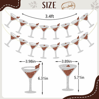 Espresso Martini Banner A Tini Bit Older Birthday Martini Party Decor