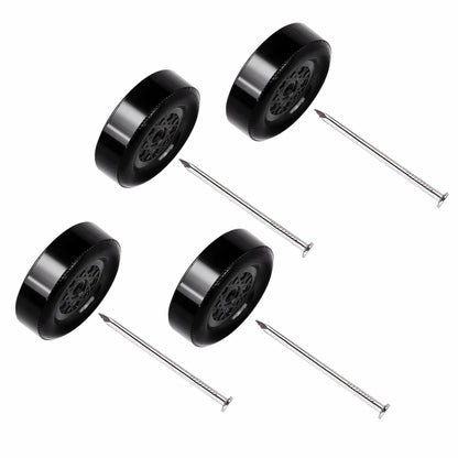 SeDeplacer Polished Axles & Prepped Wheels Kit 4Pcs Axles 4Pcs Wheels