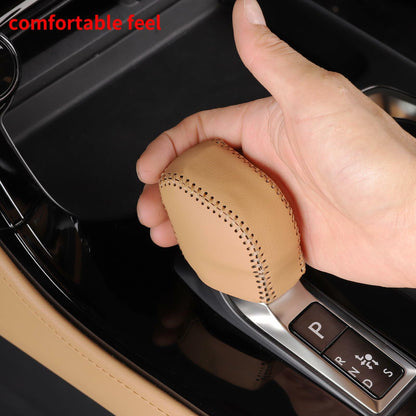 Dragon Art Leather Gear Shift Knob Cover for Lexus NX RX 2022-2023