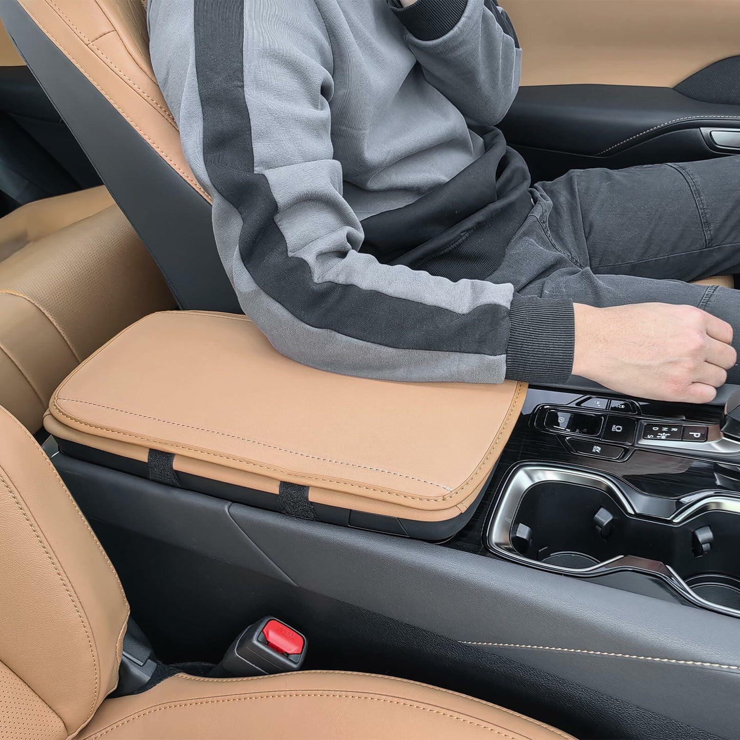 Dragon Art Leather Gear Shift Knob Cover for Lexus NX RX 2022-2023
