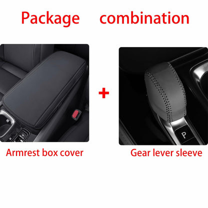 Dragon Art Leather Gear Shift Knob Cover for Lexus NX RX 2022-2023