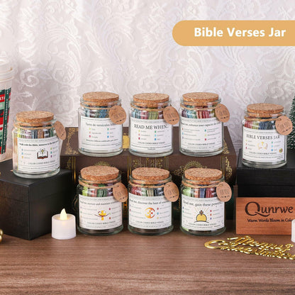 Prayer Cards Bible Verse Jar Spiritual Christian Gift Personal Growth