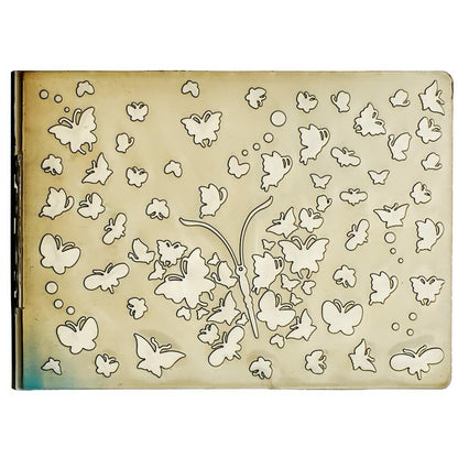 DDOUJOY Plastic Embossing Folders Flowers Leaves Butterfly 4pcs for Crafts