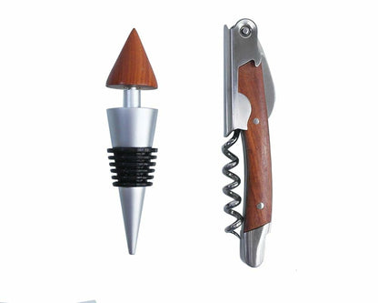 Lutong Professional Wine Opener Corkscrew w/Foil Cutter & Cap Remover Brown