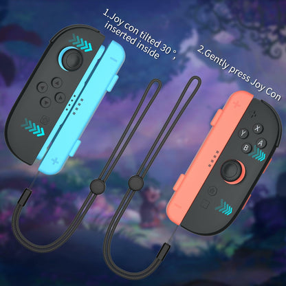 Gamorek Wrist Strap for Switch 2 Joy Con Controller 2 Pack Blue Orange