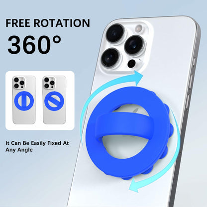 HZZADZXW Silicone Phone Grip Detachable Holder Comfy Loop Blue