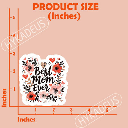 HYKADEUS in My Pregnant Era New Mom Waterproof Vinyl Stickers 3x2.5in 3Pcs